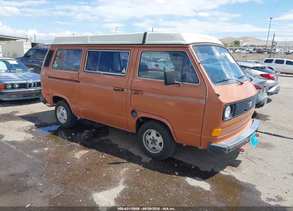 1982 VOLKSWAGEN VANAGON CAMPMOBILE VIN: WV2ZA0259CH054420