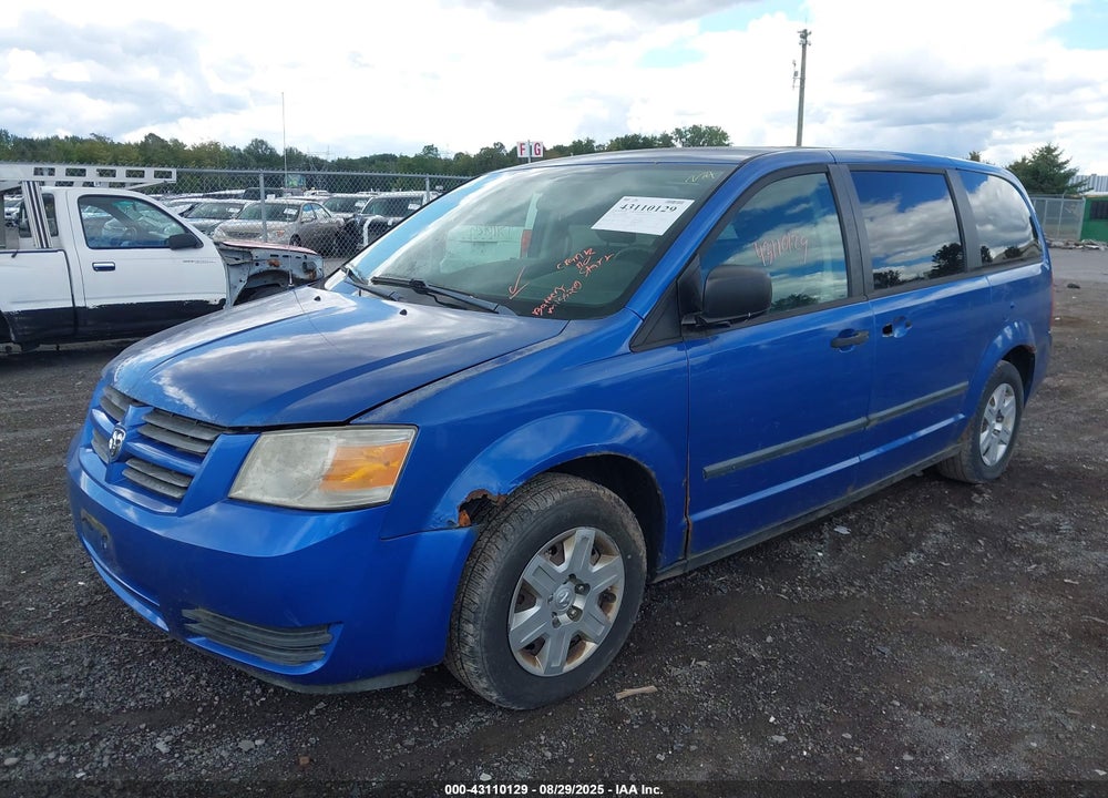 2008 DODGE GRAND CARAVAN SE VIN: 2D8HN44H58R780835