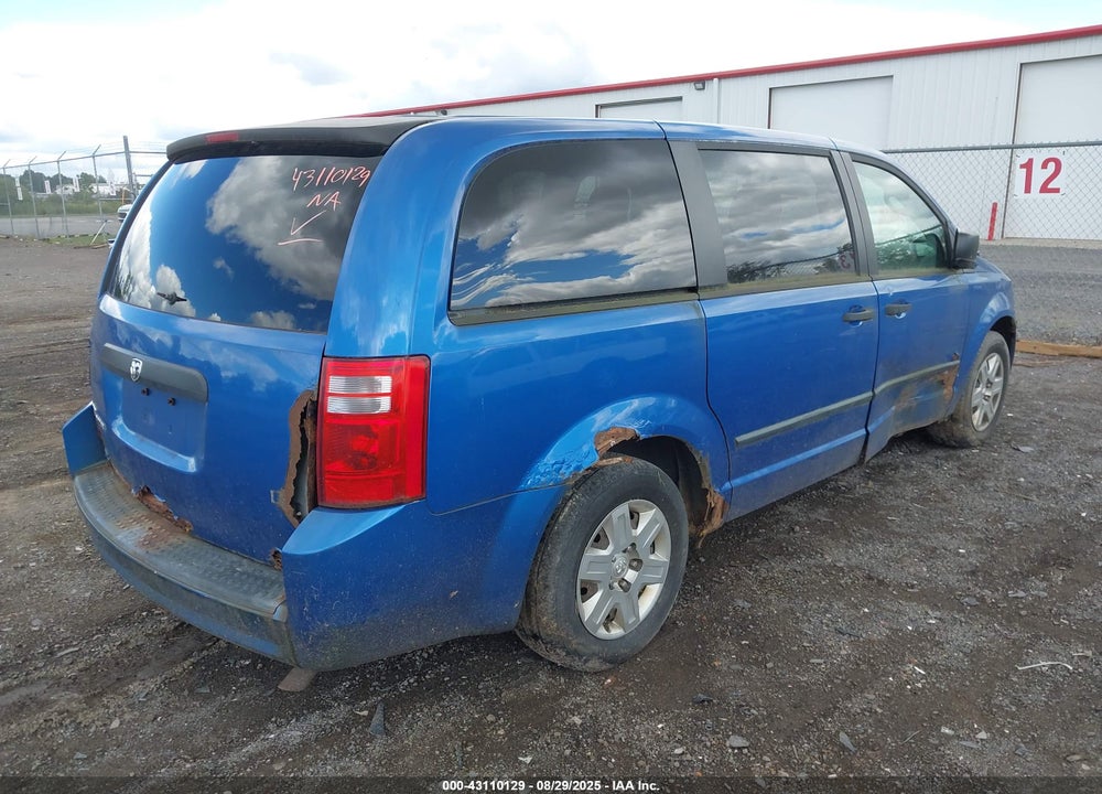 2008 DODGE GRAND CARAVAN SE VIN: 2D8HN44H58R780835
