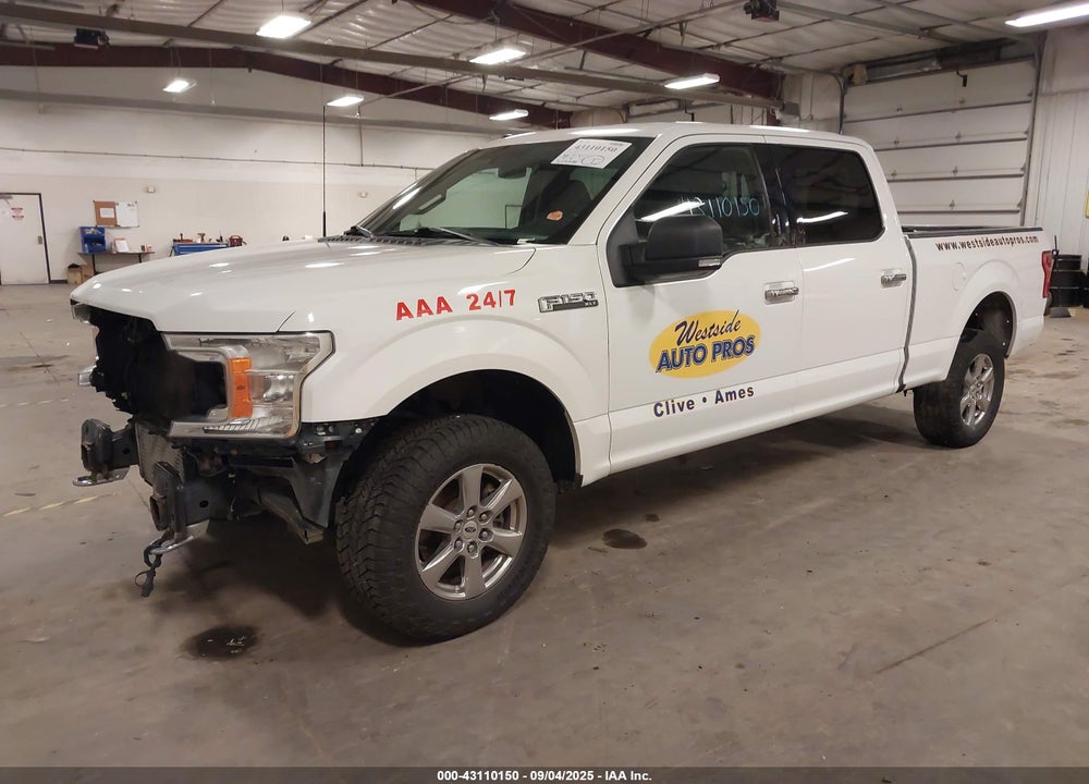 2018 FORD F-150 XLT VIN: 1FTFW1EG9JFA17835
