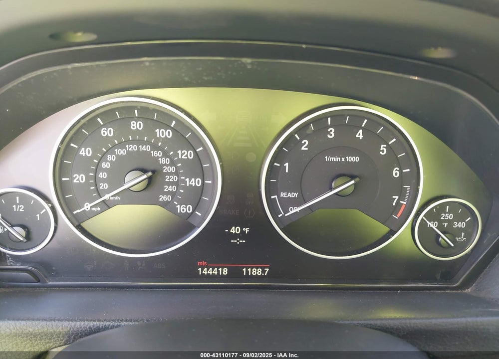 2013 BMW 3 SERIES VIN: WBA3A9G5XDNP35719