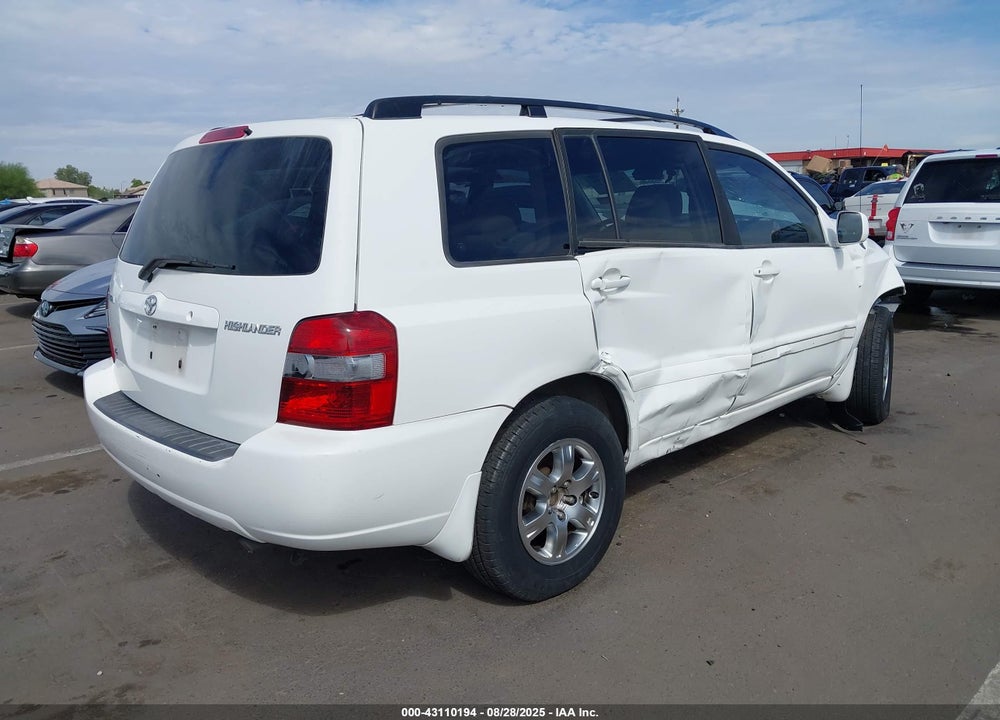 2006 TOYOTA HIGHLANDER VIN: JTEDP21A060104427