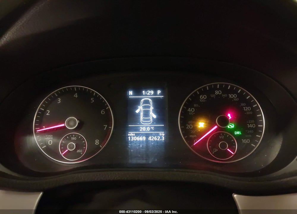 2012 VOLKSWAGEN PASSAT VIN: 1VWBH7A30CC051422
