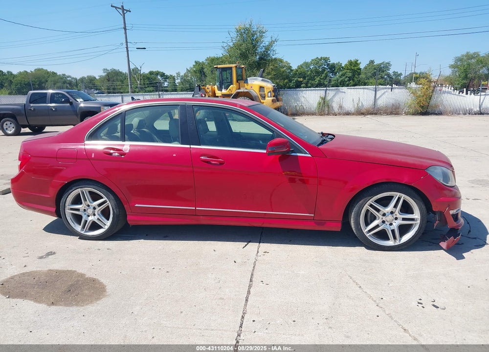 2014 MERCEDES-BENZ C CLASS VIN: WDDGF4HB5EG230857