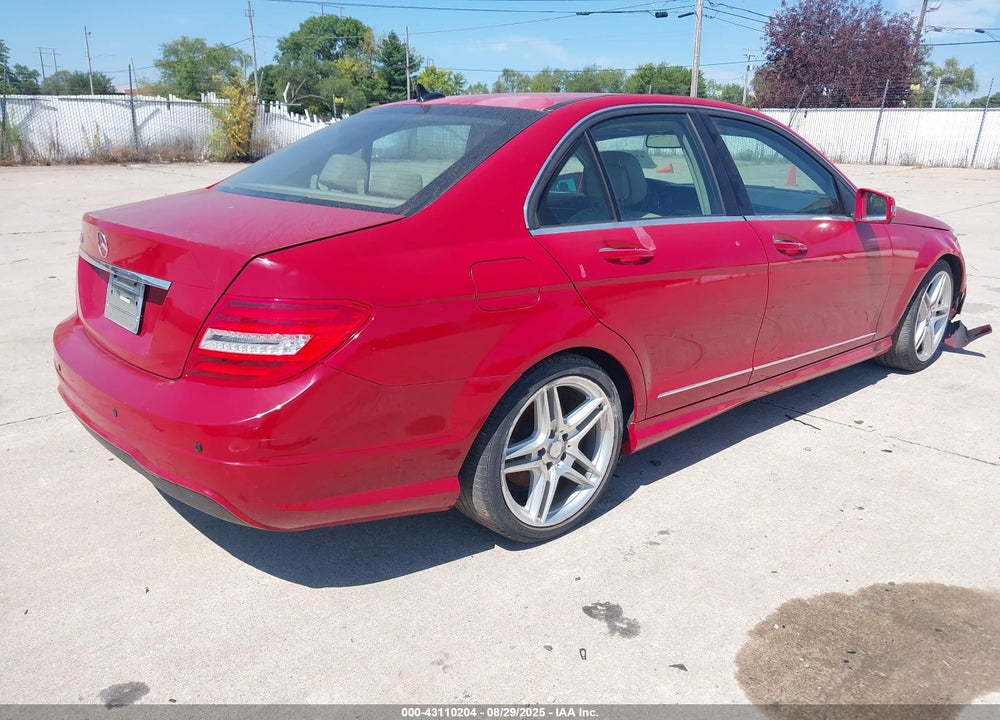 2014 MERCEDES-BENZ C CLASS VIN: WDDGF4HB5EG230857