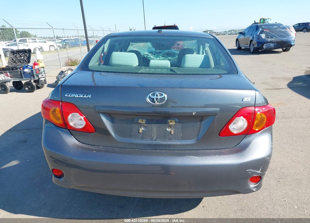 2009 TOYOTA COROLLA LE VIN: JTDBL40E699064748