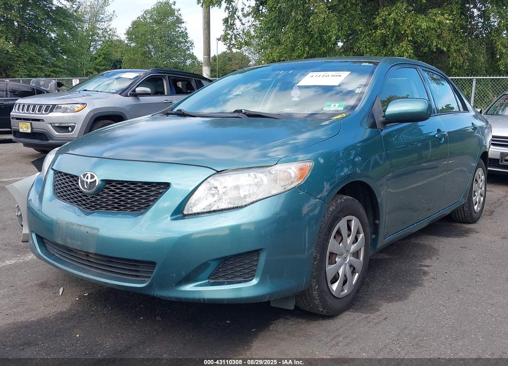 2009 TOYOTA COROLLA LE VIN: JTDBL40E599077877