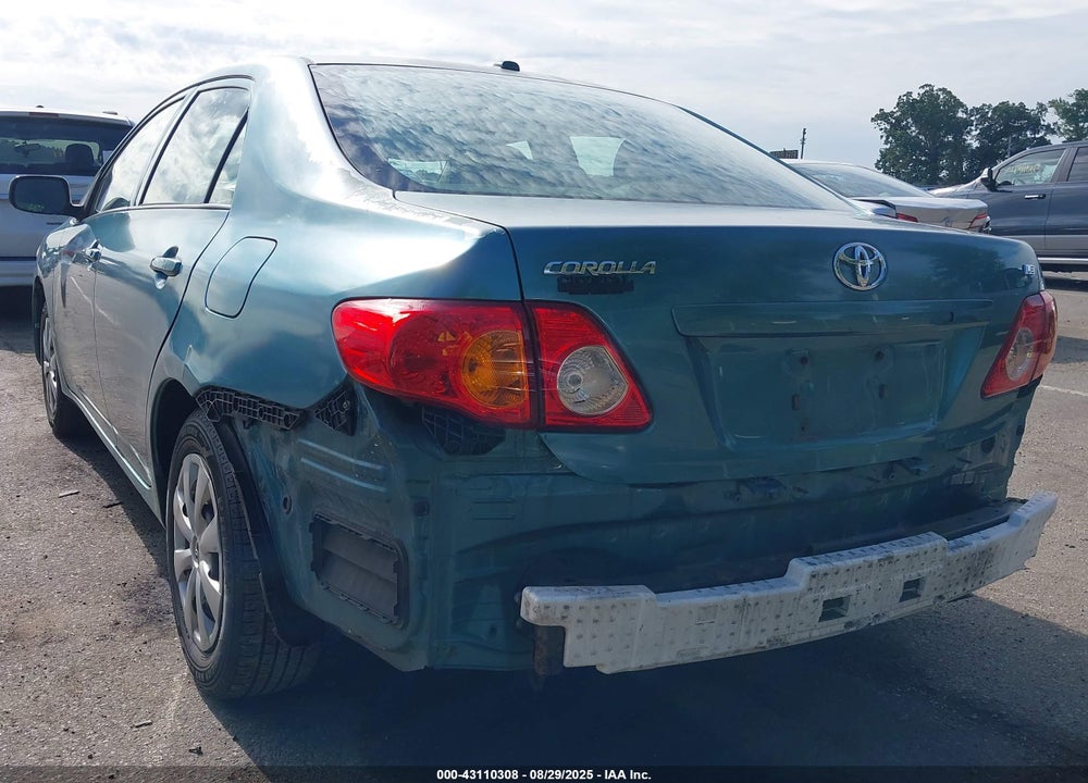 2009 TOYOTA COROLLA LE VIN: JTDBL40E599077877