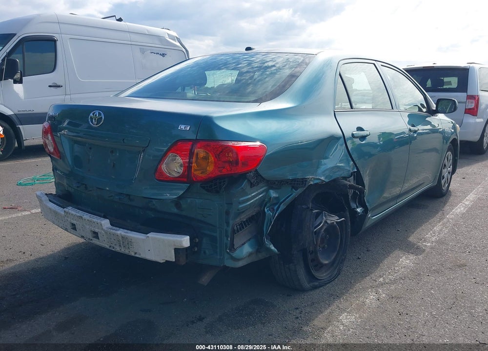 2009 TOYOTA COROLLA LE VIN: JTDBL40E599077877