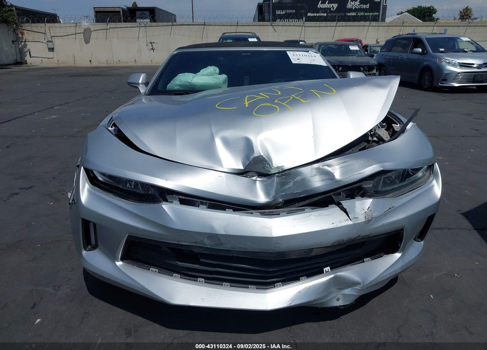 2018 CHEVROLET CAMARO VIN: 1G1FB3DX8J0124556