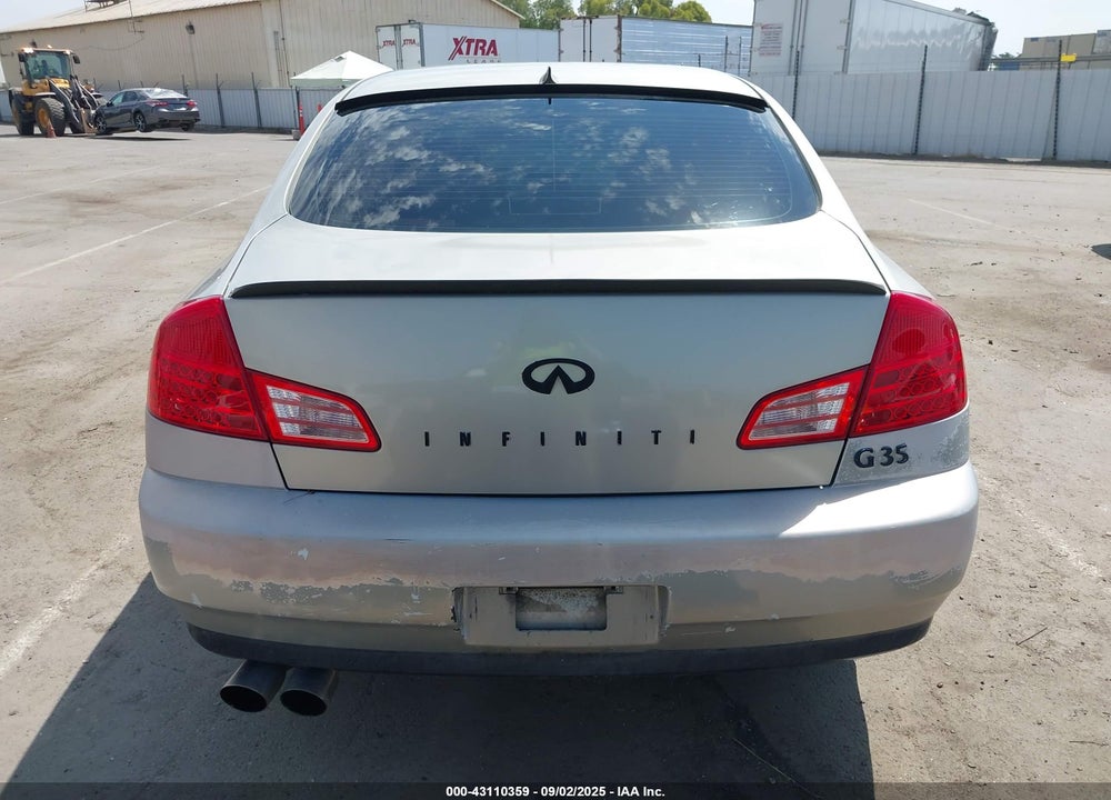 2004 INFINITI G35 VIN: JNKCV51E14M618933