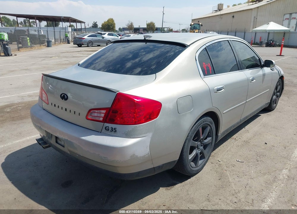 2004 INFINITI G35 VIN: JNKCV51E14M618933