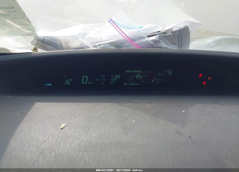 2012 TOYOTA PRIUS VIN: JTDKN3DU3C5456414