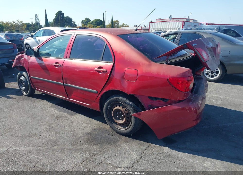 2007 TOYOTA COROLLA CE VIN: JTDBR32E170106525
