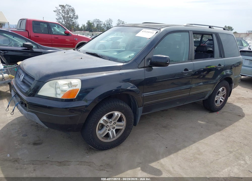 2005 HONDA PILOT EX-L VIN: 2HKYF18725H564445