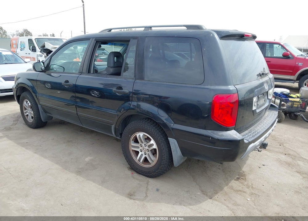 2005 HONDA PILOT EX-L VIN: 2HKYF18725H564445