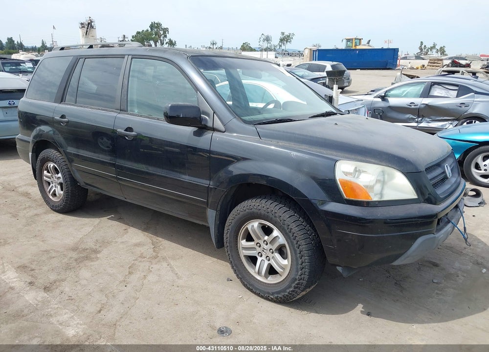 2005 HONDA PILOT EX-L VIN: 2HKYF18725H564445
