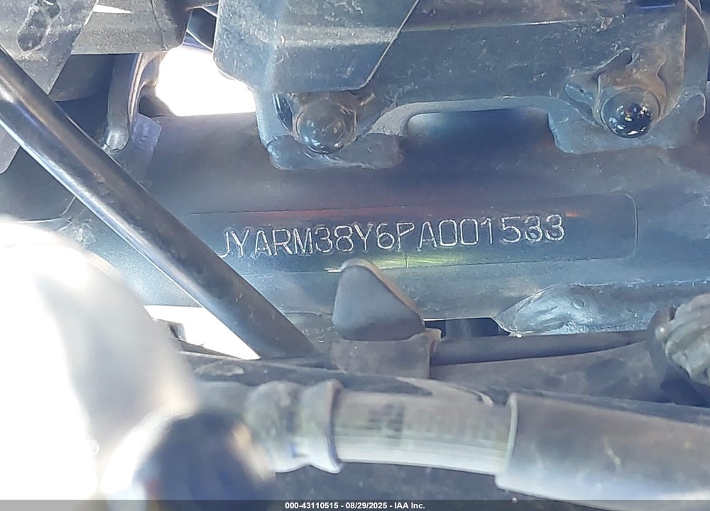 2023 YAMAHA YZFR7 VIN: JYARM38Y6PA001533