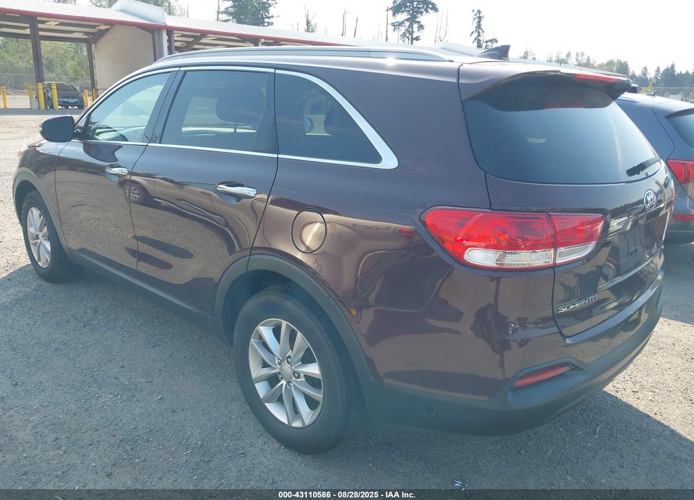 2016 KIA SORENTO 2.4L LX VIN: 5XYPG4A33GG129204