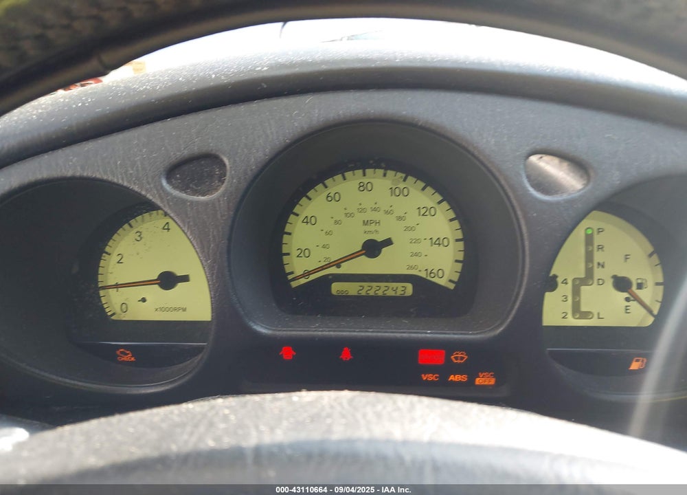 2000 LEXUS GS 300 VIN: JT8BD68SXY0109212