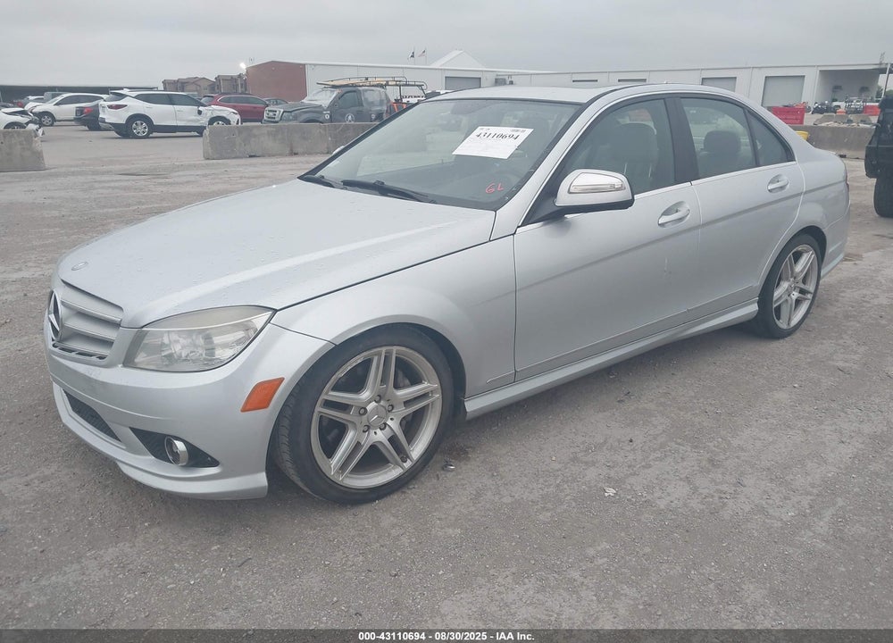2009 MERCEDES-BENZ C CLASS VIN: WDDGF56X49R055855