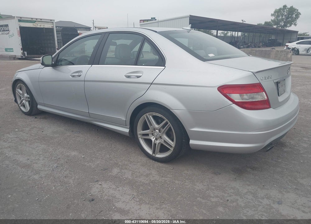 2009 MERCEDES-BENZ C CLASS VIN: WDDGF56X49R055855