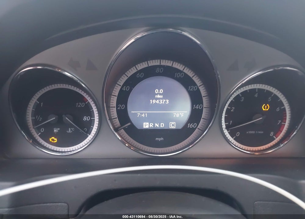 2009 MERCEDES-BENZ C CLASS VIN: WDDGF56X49R055855
