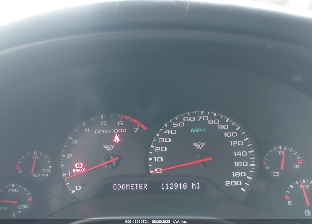 2002 CHEVROLET CORVETTE VIN: 1G1YY22G925123313