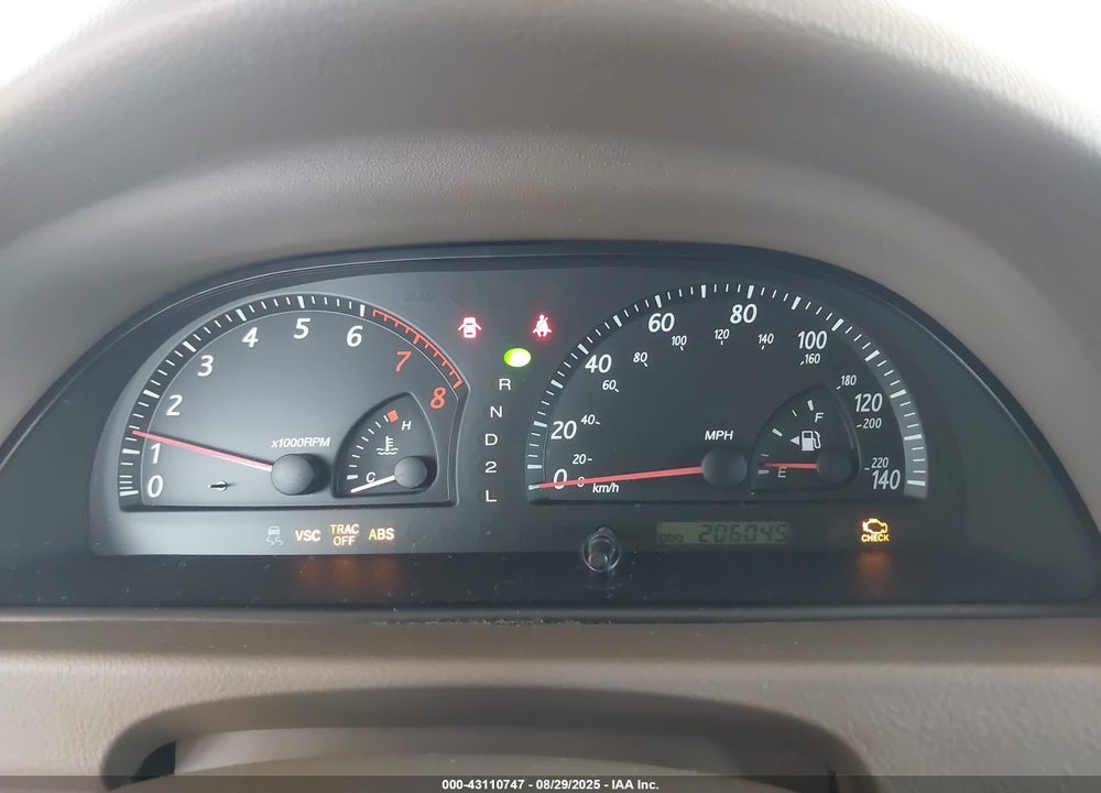 2003 TOYOTA CAMRY XLE V6 VIN: JTDBF30KX30105711