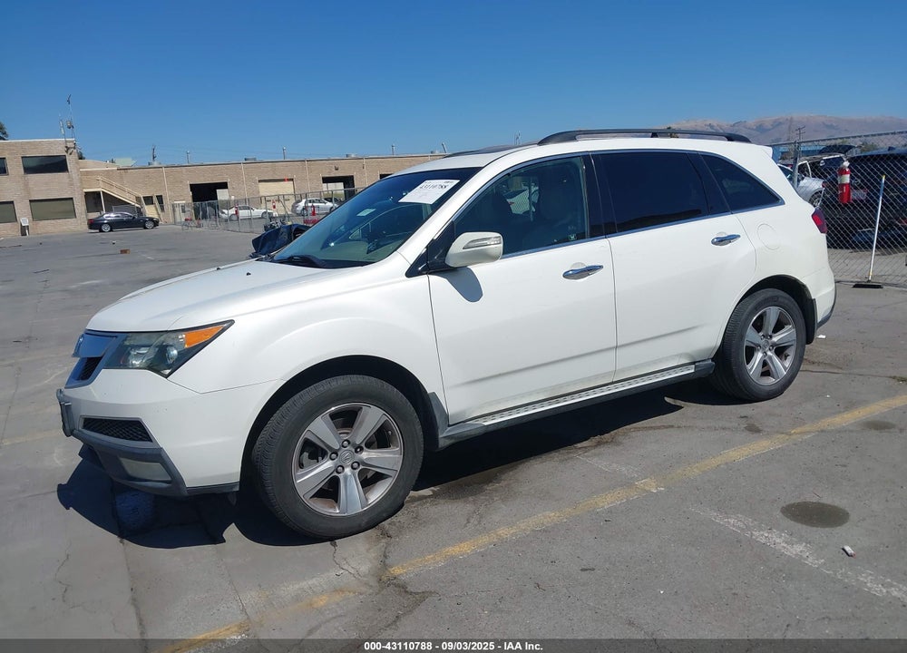 2011 ACURA MDX TECHNOLOGY PACKAGE VIN: 2HNYD2H64BH538270