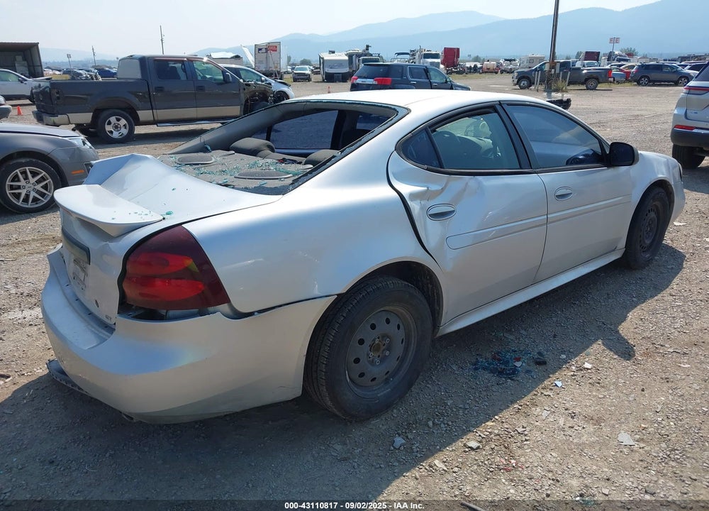 2004 PONTIAC GRAND PRIX GT1 VIN: 2G2WP522841110634