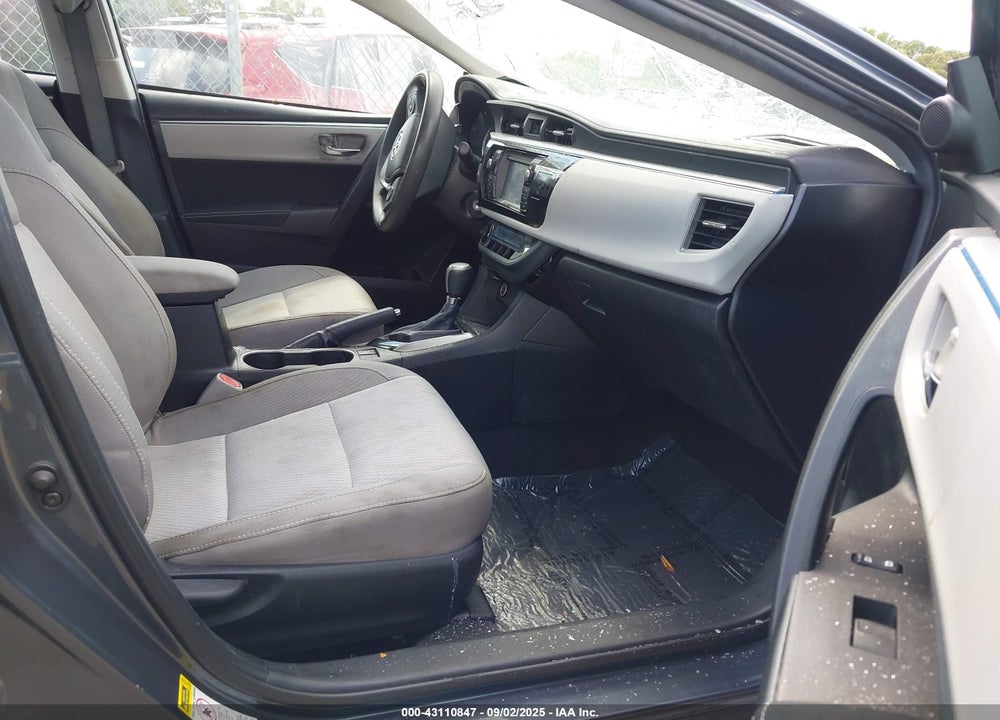 2015 TOYOTA COROLLA LE VIN: 2T1BURHEXFC292725