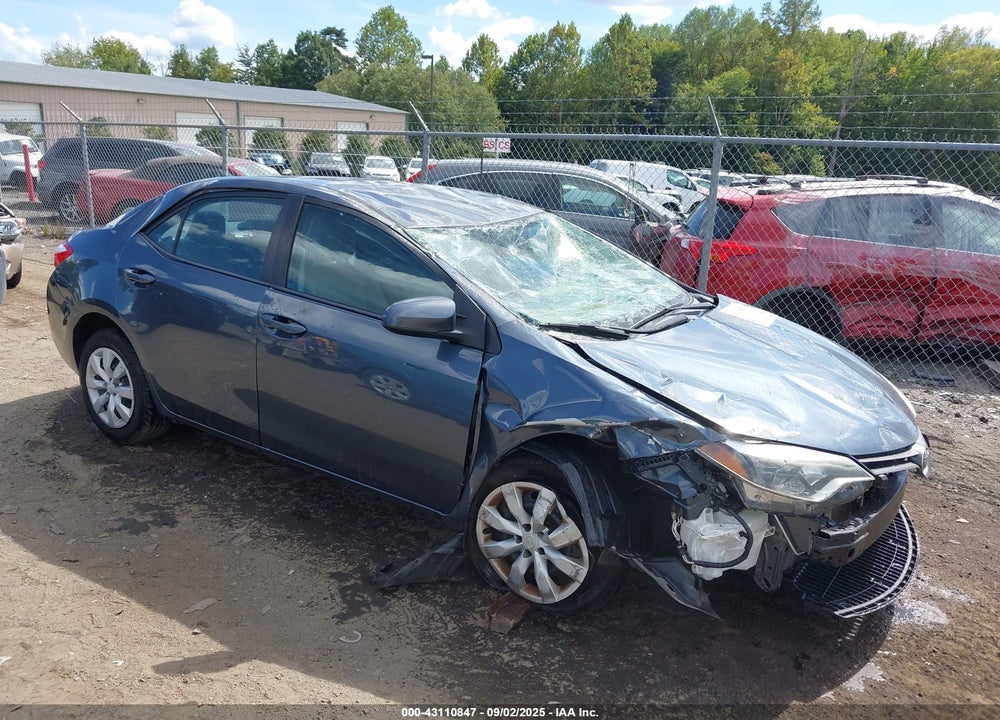2015 TOYOTA COROLLA LE VIN: 2T1BURHEXFC292725
