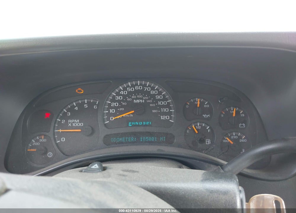 2005 CHEVROLET SILVERADO 2500HD LS VIN: 1GCHK23UX5F808240