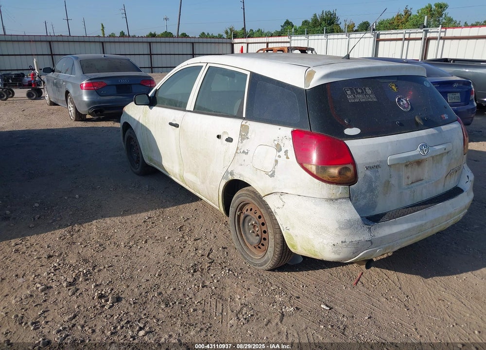 2003 TOYOTA MATRIX STANDARD VIN: 2T1KR32E13C047864
