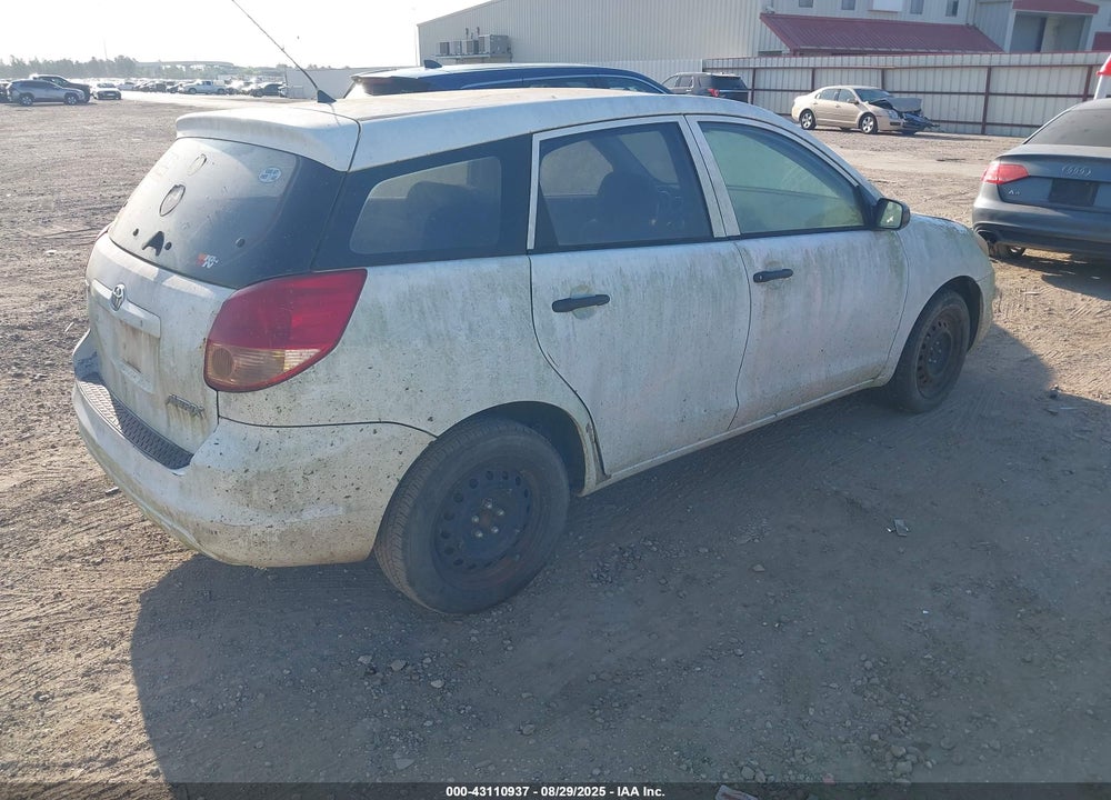 2003 TOYOTA MATRIX STANDARD VIN: 2T1KR32E13C047864