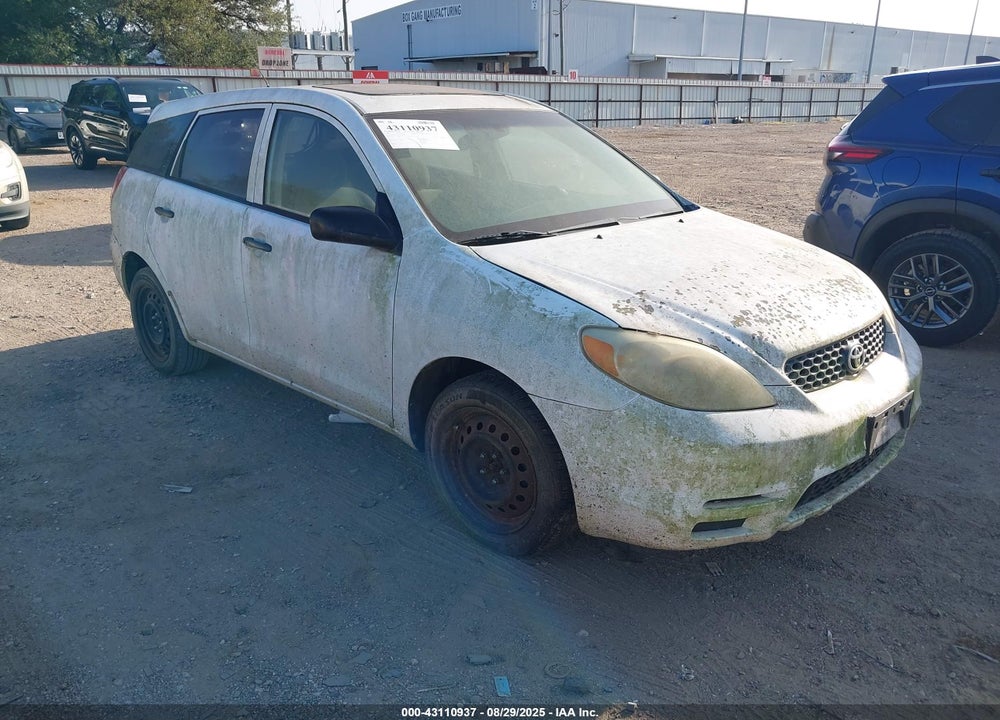 2003 TOYOTA MATRIX STANDARD VIN: 2T1KR32E13C047864