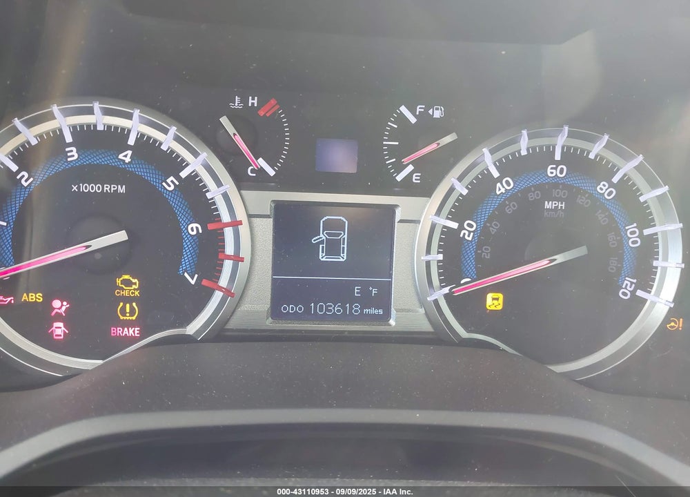 2016 TOYOTA 4RUNNER SR5 VIN: JTEBU5JR3G5368012