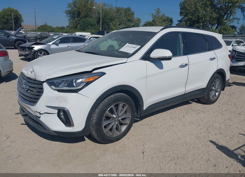 2017 HYUNDAI SANTA FE VIN: KM8SNDHF3HU224776