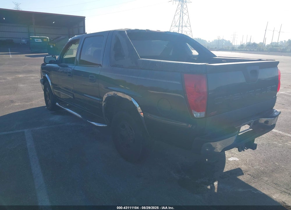 2006 CHEVROLET AVALANCHE VIN: 3GNEC12Z56G124727