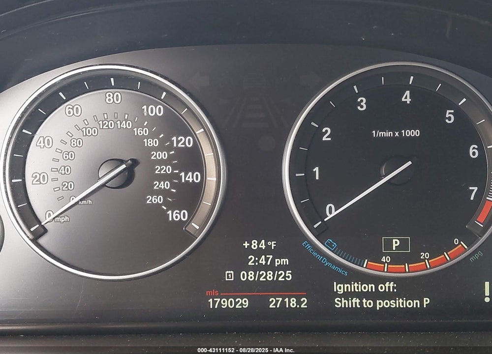 2013 BMW 5 SERIES VIN: WBAXG5C55DD233169