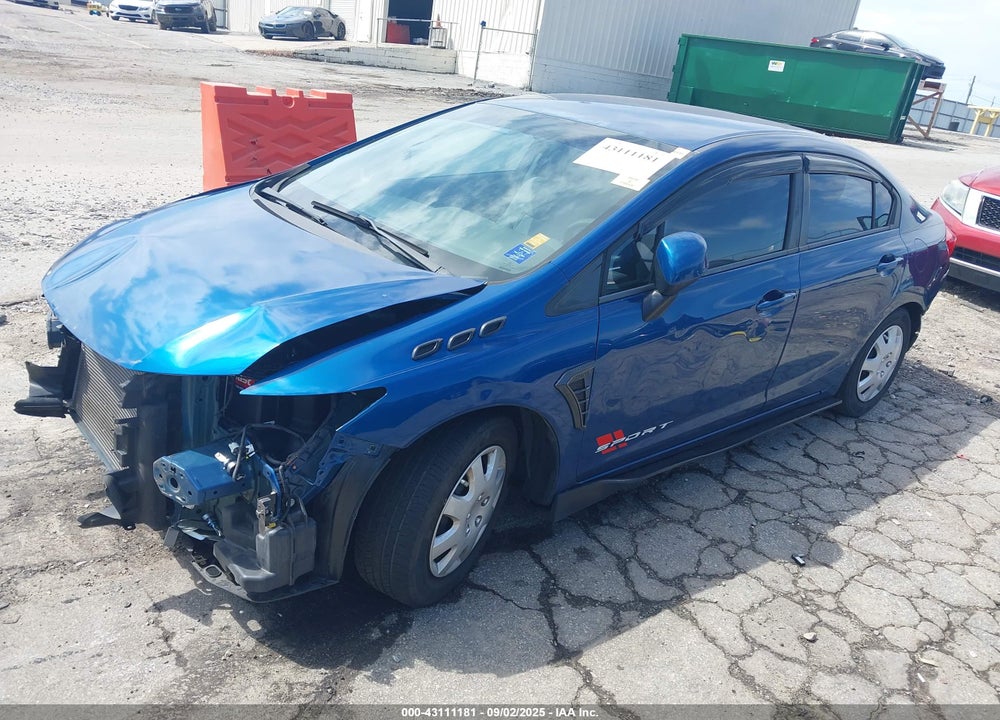 2012 HONDA CIVIC VIN: 19XFB2F50CE039864
