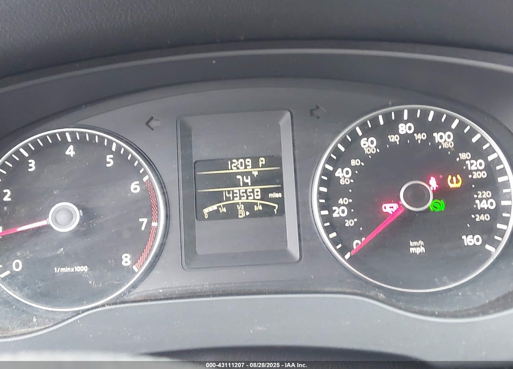 2012 VOLKSWAGEN JETTA VIN: 3VWDP7AJ4CM365678