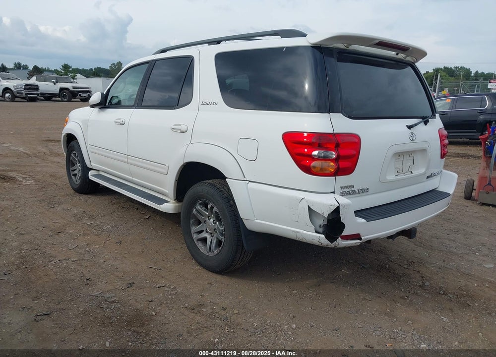 2003 TOYOTA SEQUOIA LIMITED V8 VIN: 5TDBT48A53S173017