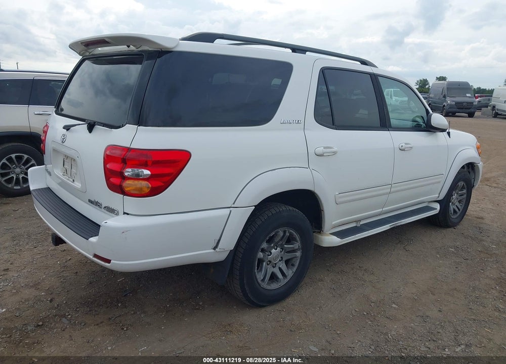 2003 TOYOTA SEQUOIA LIMITED V8 VIN: 5TDBT48A53S173017