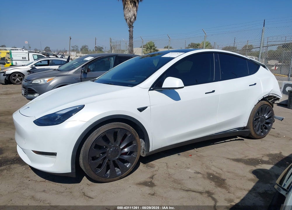 2025 TESLA MODEL Y PERFORMANCE DUAL MOTOR ALL-WHEEL DRIVE VIN: 7SAYGDEFXSA356608