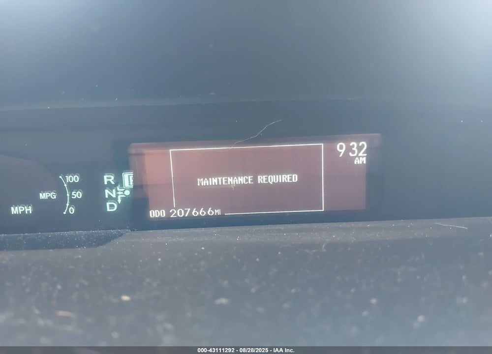 2013 TOYOTA PRIUS VIN: JTDKN3DU7D5581627