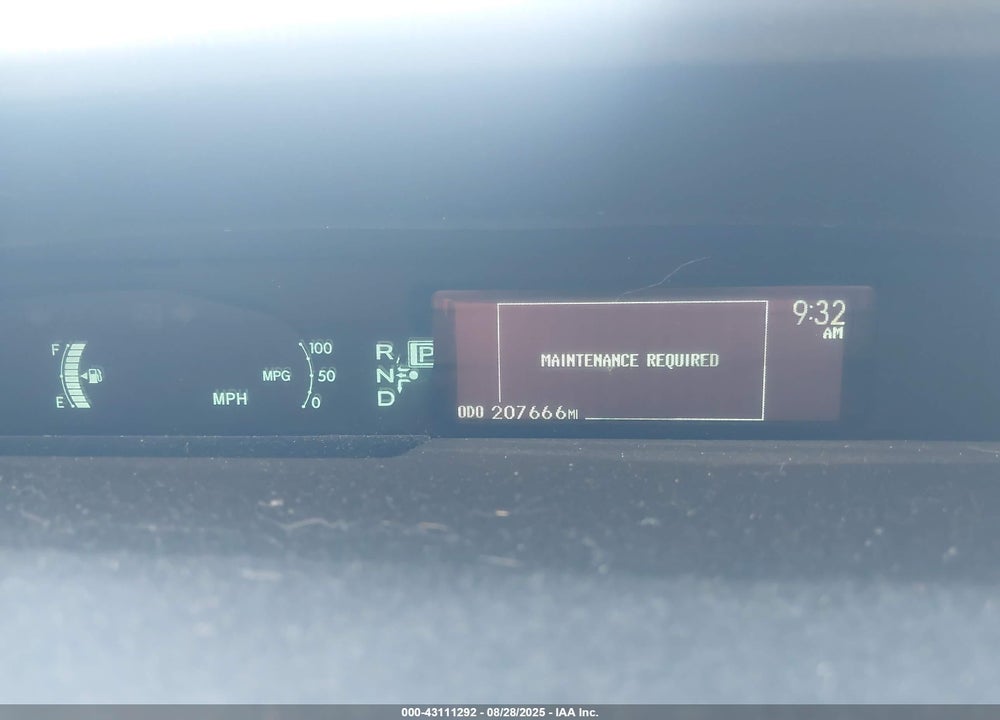 2013 TOYOTA PRIUS VIN: JTDKN3DU7D5581627