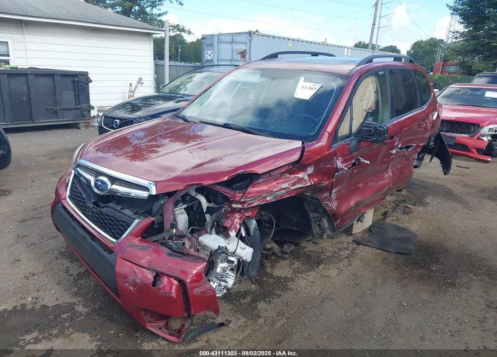 2015 SUBARU FORESTER VIN: JF2SJGDC6FH560202