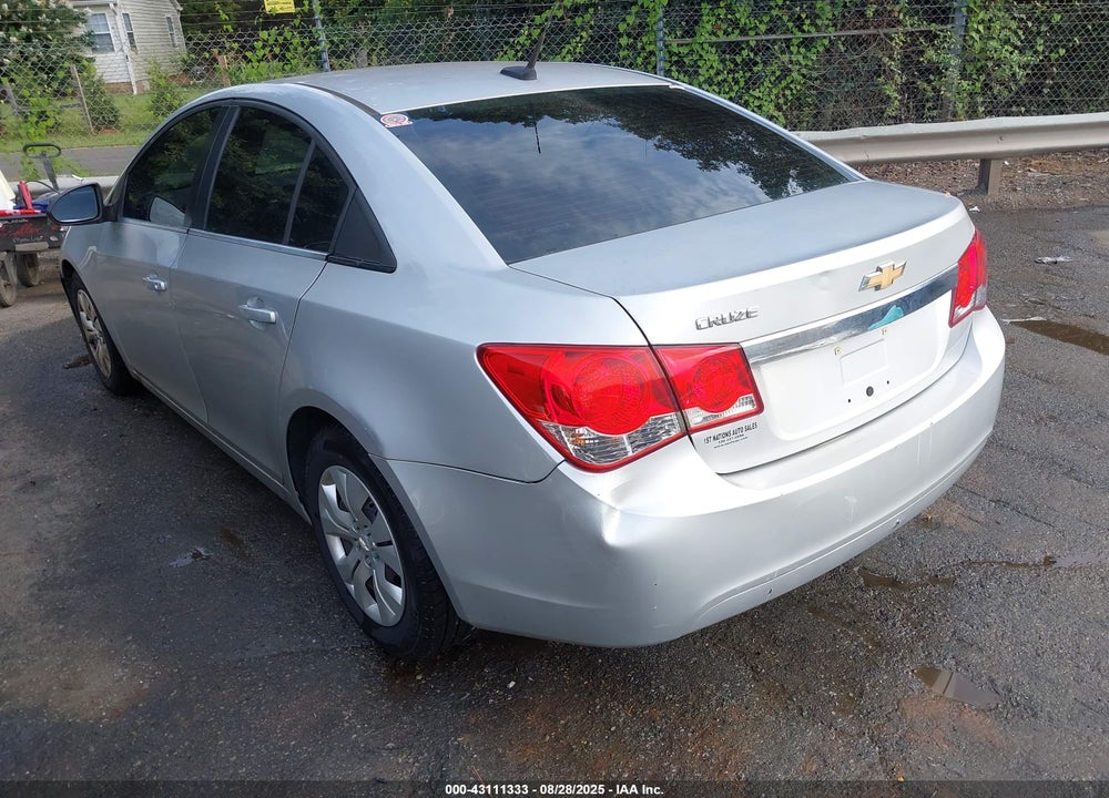 2012 CHEVROLET CRUZE VIN: 1G1PC5SH1C7398314